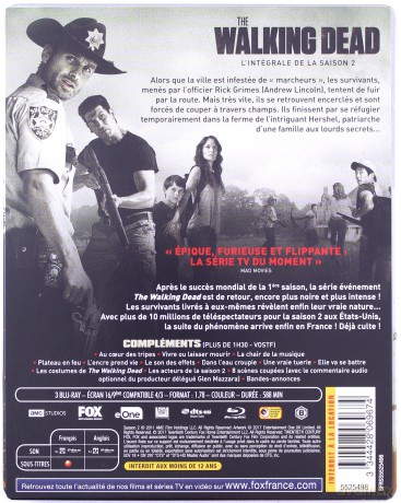 The Walking Dead: Season 2 (Limited) (steelbook) [3xBlu-Ray]