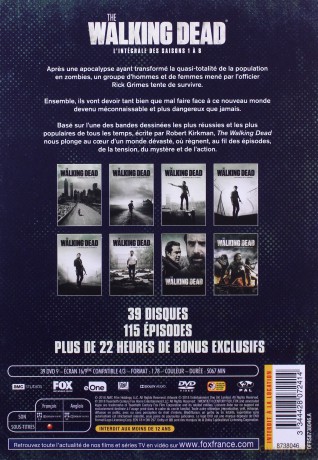 The Walking Dead: Season 1-8 (Żywe Trupy) [39DVD]
