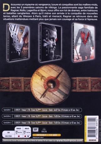Vikings : Season 1-3 (Wikingowie: Sezon 1-3) [9DVD]