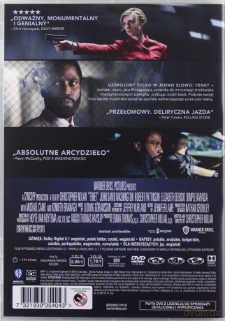Tenet [DVD]