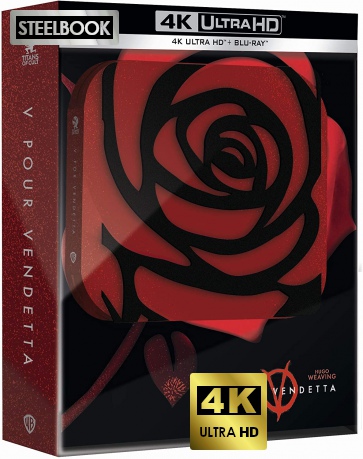 V for Vendetta (steelbook) [Blu-Ray 4K]+[Blu-Ray]