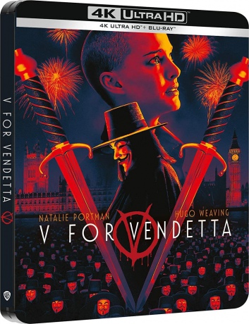V for Vendetta (steelbook) [Blu-Ray 4K]+[Blu-Ray]