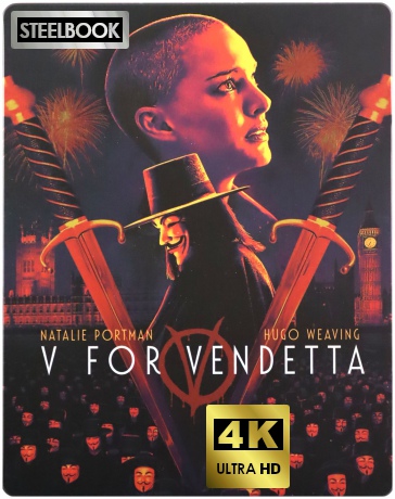V for Vendetta (steelbook) [Blu-Ray 4K]+[Blu-Ray]