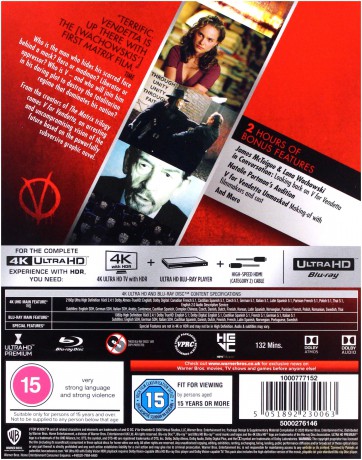 V jak Vendetta [Blu-Ray 4K]+[Blu-Ray]
