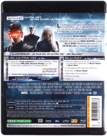 X-Men [Blu-Ray 4K]+[Blu-Ray]