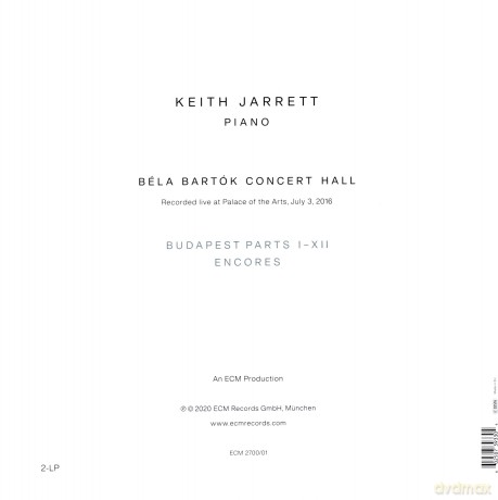 Keith Jarrett: Budapest Concert [2xWinyl]