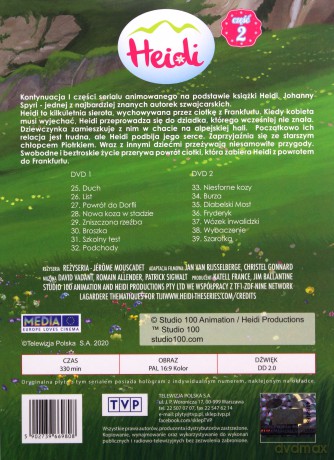 Heidi część 1-2 Pakiet [6DVD]