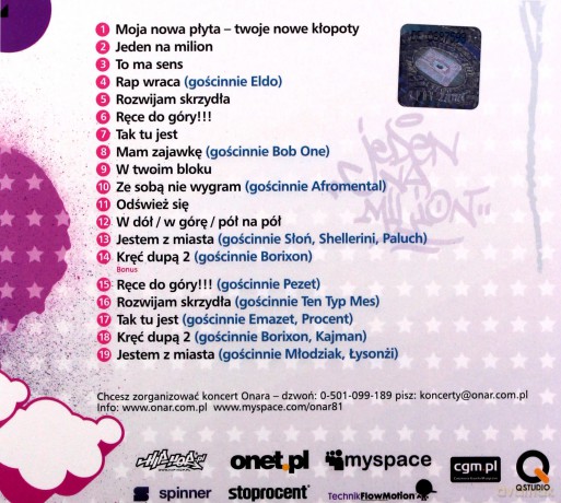 Onar: Jedna na Milion [CD]