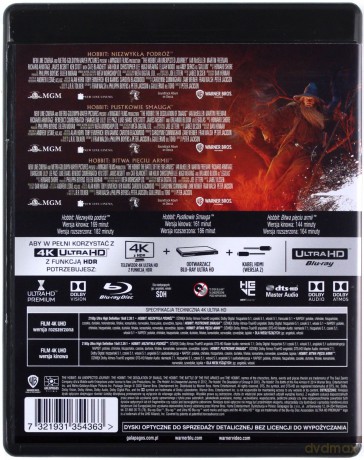 Hobbit Trylogia [BOX] [6xBlu-Ray 4K]