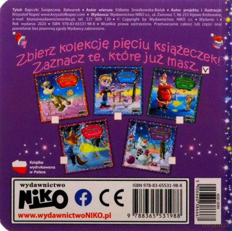 Bajeczki świąteczne. Bałwanek [KSIĄŻKA]