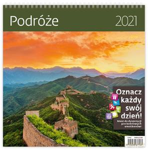 Kalendarz 2021 30x30 Podróże [KALENDARZ]