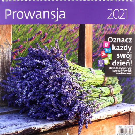Kalendarz 2021 30x30 Prowansja [KALENDARZ]