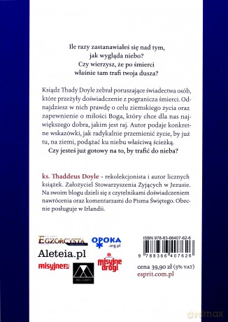 Kiedy umrę, chcę iść do nieba. Świadectwa osób, które miały doświadczenie z pogranicza śmierci - Thaddeus ks. Doyle [KSIĄŻKA]