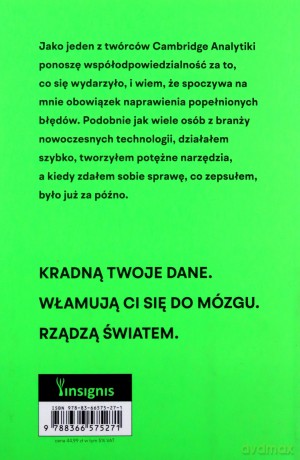 Mindf*ck. Cambridge Analytica, czyli jak popsuć demokrację - Christopher Wylie [KSIĄŻKA]