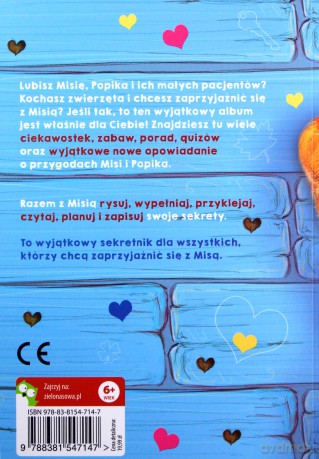 Misia i jej mali pacjenci. Sekretnik przyjaciółki Misi - Aniela Cholewińska-Szkolik [KSIĄŻKA]
