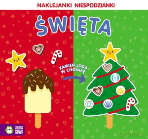 Naklejanki niespodzianki. Święta [KSIĄŻKA]