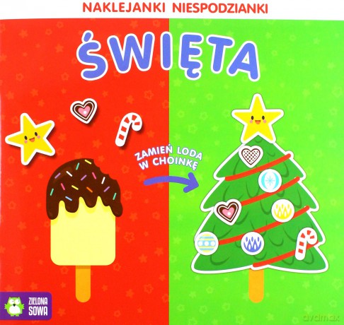 Naklejanki niespodzianki. Święta [KSIĄŻKA]