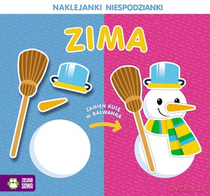 Naklejanki niespodzianki. Zima [KSIĄŻKA]