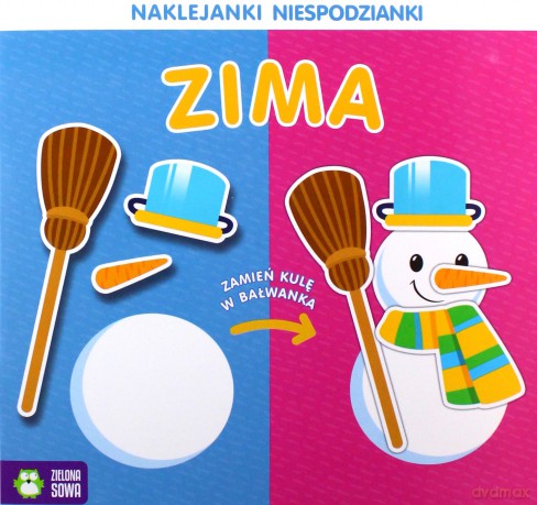 Naklejanki niespodzianki. Zima [KSIĄŻKA]