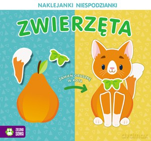 Naklejanki niespodzianki. Zwierzęta [KSIĄŻKA]