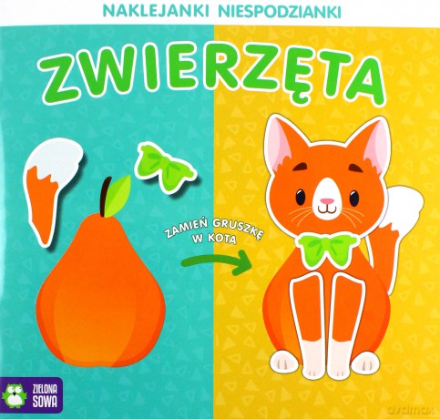 Naklejanki niespodzianki. Zwierzęta [KSIĄŻKA]