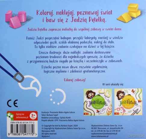 Zabawy Jadzi Pętelki. W domu - Barbara Supeł [KSIĄŻKA]
