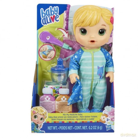 Lalka Baby Alive Chorowitek Blondynka