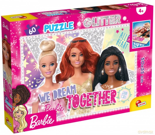 LISCIANI Barbie glitter 60 el. Selfie [PUZZLE]