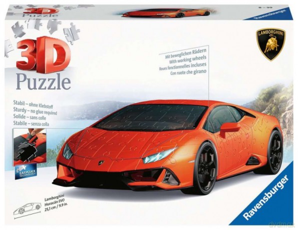 Puzzle 3D Lamborghini Huracan Evo 108 el. [PUZZLE]