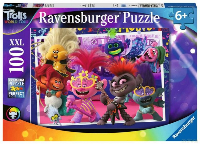RAVENSBURGER 100 el. Trolle World Tour [PUZZLE]