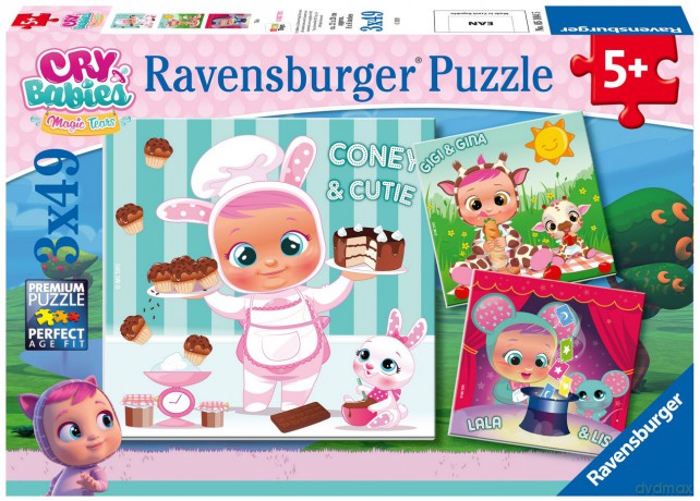 RAVENSBURGER 3x49 el. Cry Babies Magic Tears [PUZZLE]