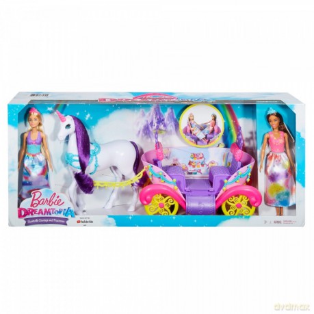 Zestaw Lalki i Karoca Barbie Dreamtopia