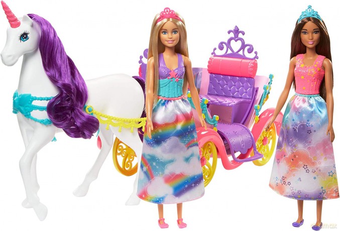Zestaw Lalki i Karoca Barbie Dreamtopia