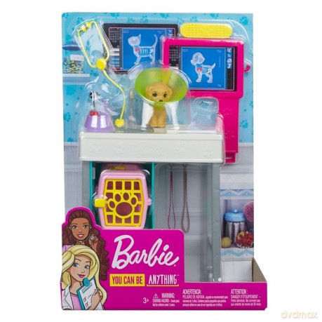 Zestaw mebelków Barbie Gabinet Weterynaryjny
