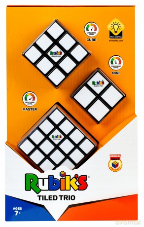Kostka Rubika Zestaw Tiled Trio (2x2 + 3x3 + 4x4)