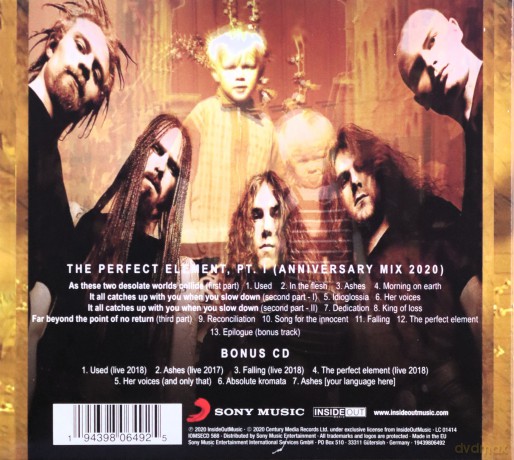 Pain Of Salvation: The Perfect Element, Pt. I (Anniversary Mix 2020) (digipack) [2CD]