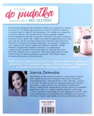155 dań do pudełka. Domowa dieta BEZ GLUTENU - Joanna Zielewska [KSIĄŻKA]