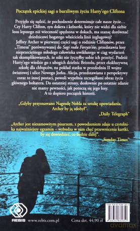 Czas pokaże. Kroniki Cliftonów. (Tom 1) - Jeffrey Archer [KSIĄŻKA]