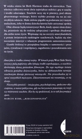 Gambit królowej okładka filmowa - Walter Tevis [KSIĄŻKA]