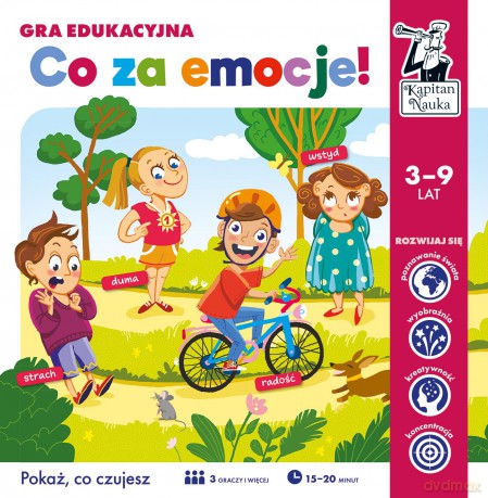 Gra edukacyjna Co za emocje! Kapitan Nauka - Hubert Bobrowski [GRA]
