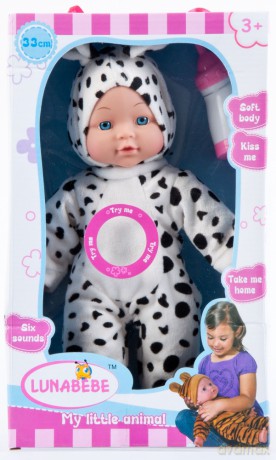 Lalka bobas z akcesoriami 33 cm miękka