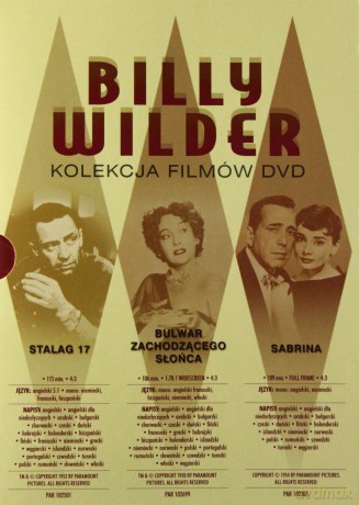 Billy Wilder Kolekcja: Stalag 17 / Bulwar zachodzącego słońca / Sabrina (1954) BOX [3DVD]