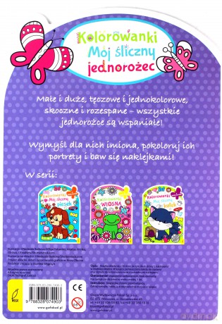 Mój śliczny jednorożec. Kolorowanka z wykrojnikiem [KSIĄŻKA]
