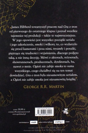 Ogień nie zabije smoka - James Hibberd [KSIĄŻKA]