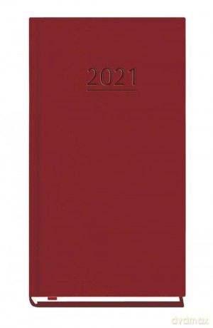 Terminarz 2021 Kieszonkowy MiP bordo [KALENDARZ]