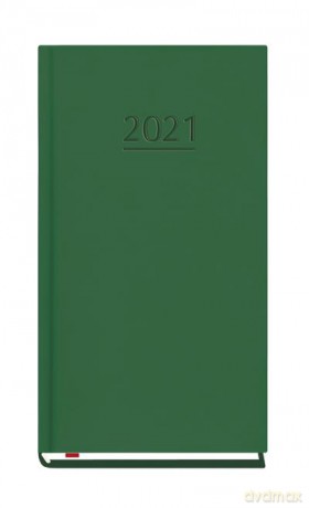 Terminarz 2021 Kieszonkowy MiP ciemno zielony [KALENDARZ]