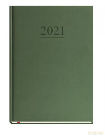 Terminarz 2021 Klasyczny MiP ciemna zieleń [KALENDARZ]
