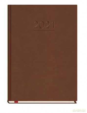 Terminarz 2022 Popularny MiP ciemny brąz [KALENDARZ]