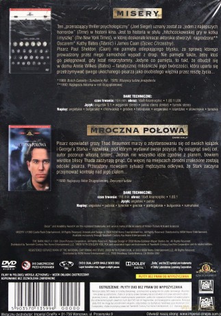 Stephen King Kolekcja: Misery / Mroczna połowa [BOX] [2DVD]