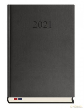 Terminarz 2021 Stacjonarny MiP czarny [KALENDARZ]